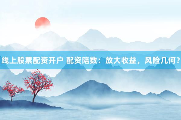 线上股票配资开户 配资陪数：放大收益，风险几何？